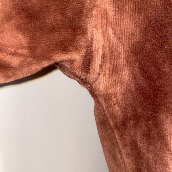 Fashion Nova Medium Brown Velour Romper Suit - Picture 6 of 14